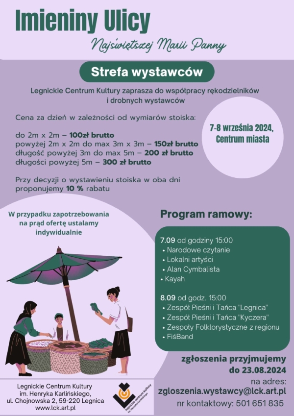 Imieniny Ulicy_2024_wystawcy