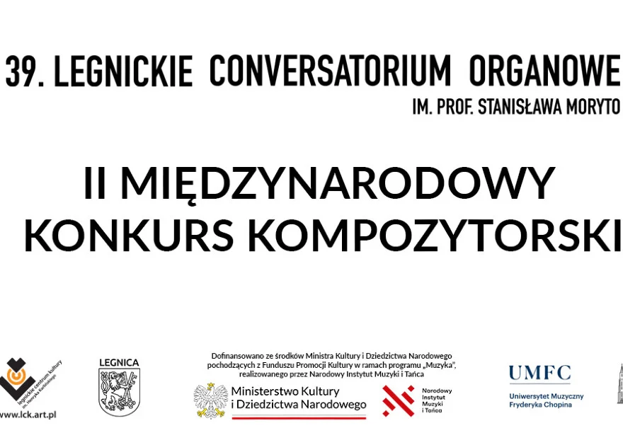 II Międzynarodowy Konkurs Kompozytorski (39. Legnickie Conversatorium Organowe)